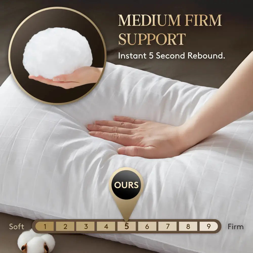 Cooling Washable Bed Pillows, King/Queen Size Lifewit Lifewitstore