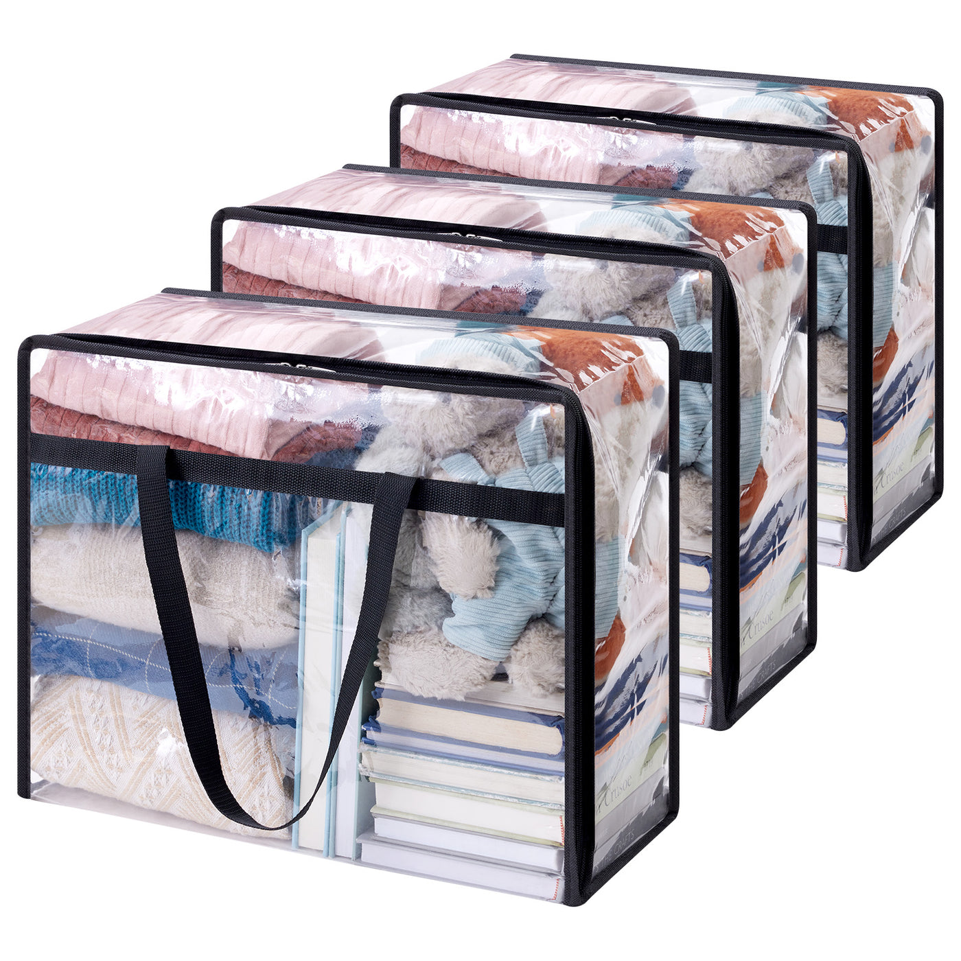 Clear Clothes Storage Bags, Plastic Blanket Storage Bags - lifewit