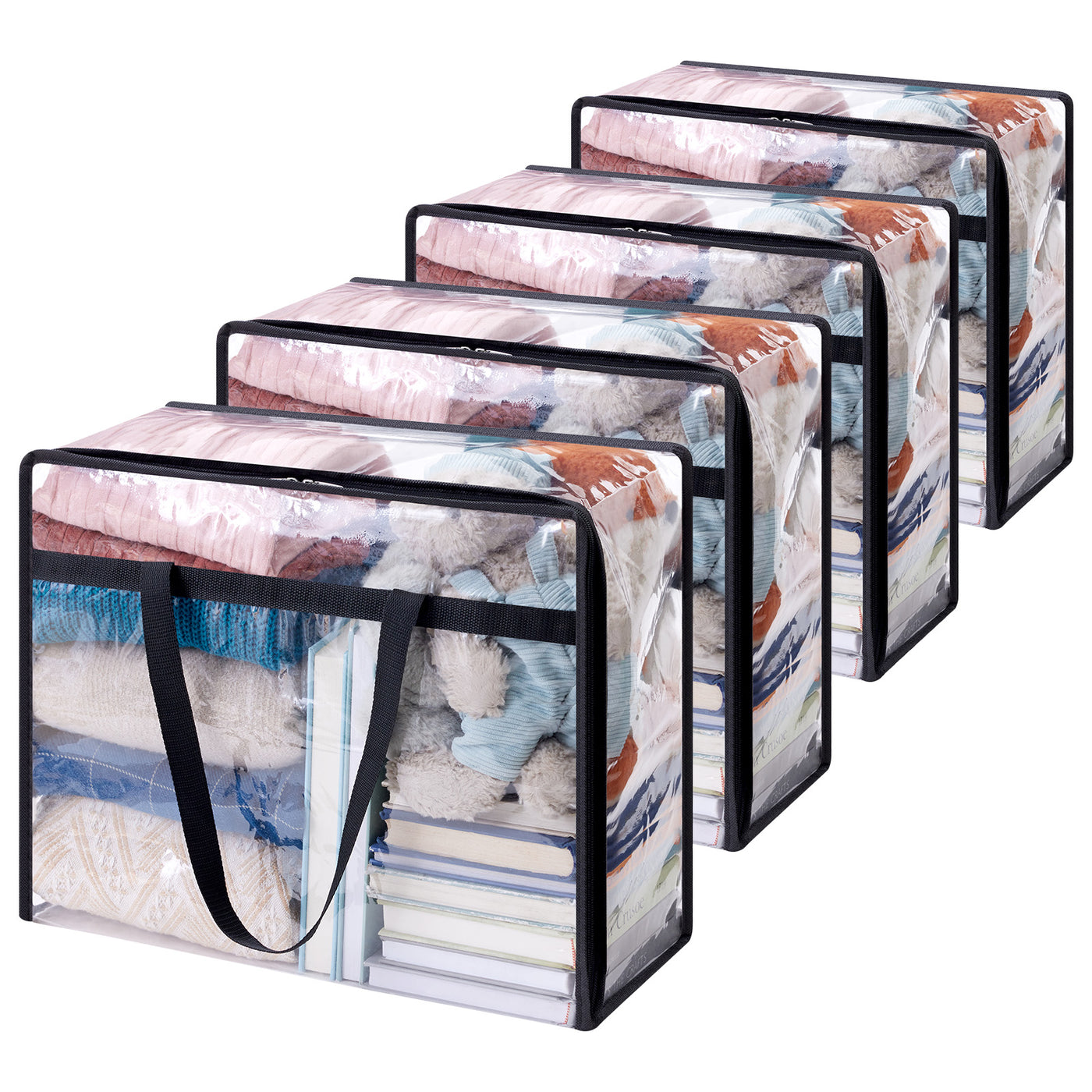 Clear Clothes Storage Bags, Plastic Blanket Storage Bags - lifewit