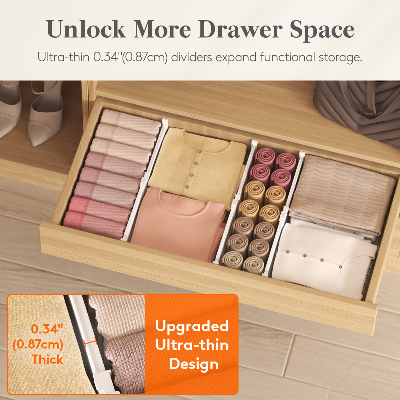 Drawer Dividers for Clothes