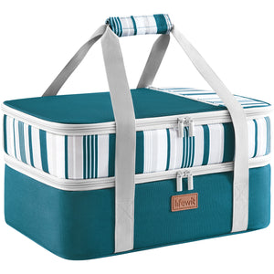 Lifewit best insulated casserole carrier,casserole dish with lid and carrying case