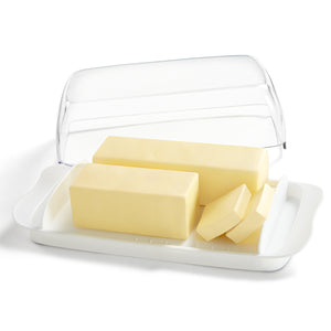 Lifewit Butter Dish With Lid, Extra Large Plastic Butter Holder Container
