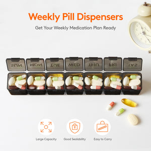 Lifewit Monthly Pill Organizer, 28 Day Pill Box, 4 Weeks One Month Pill Case