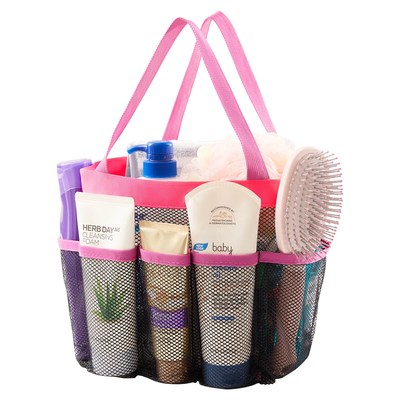 Jovilife Hanging Mesh Shower Caddy tote portable,Toiletry tote college  shower caddy tote, 8 Pouch 7 INCH, Shower Caddy Dorm tote, caddy  mens,Travel