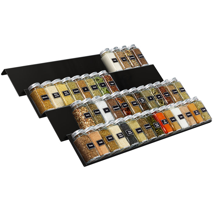 Lifewit Spice Rack, Spice Drawer Organizer Insert for Kitchen