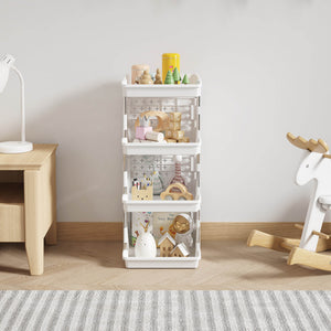 Lifewit Plastic Stackable Storage Bins, Stackable Baskets for Toys, Pantry, Kitchen