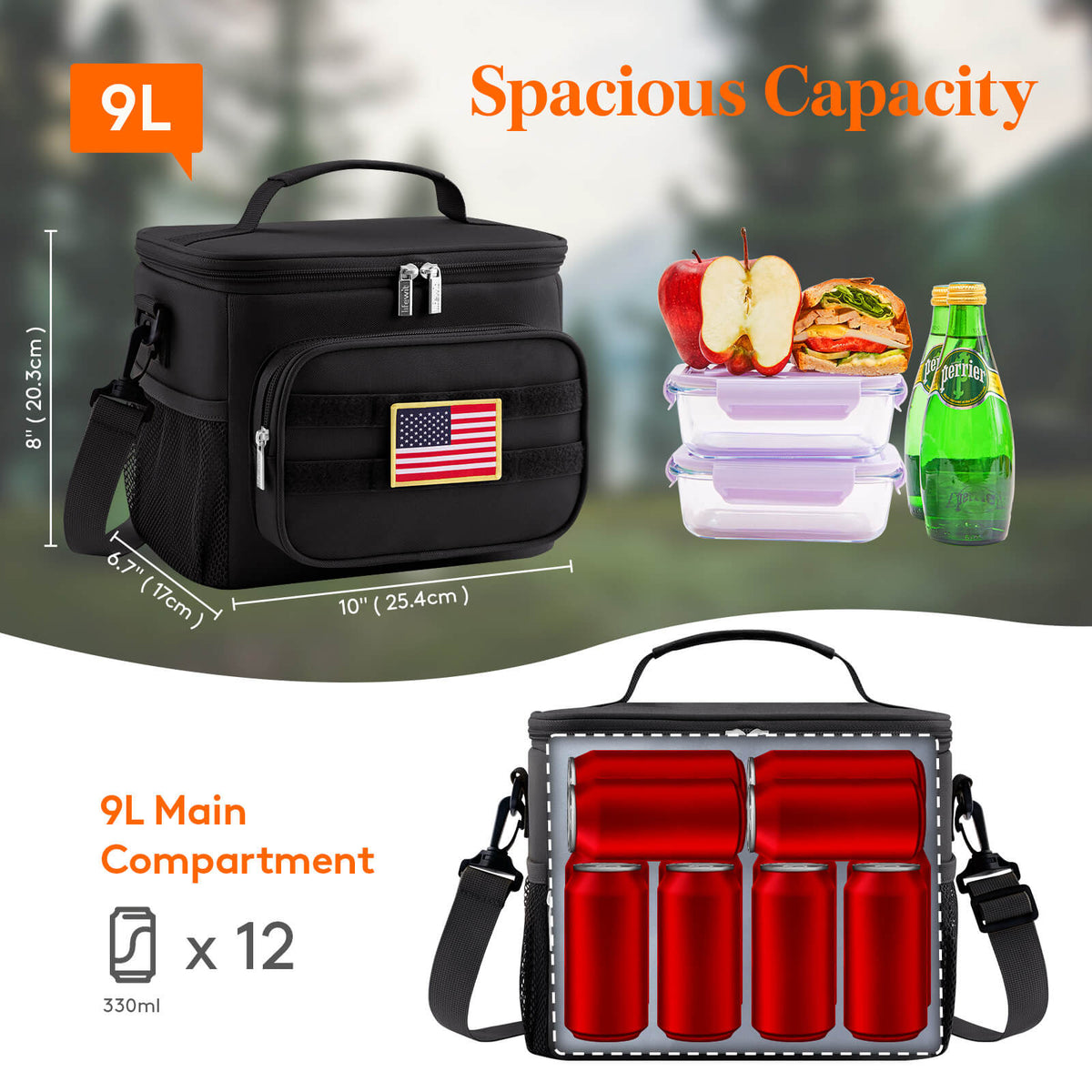 Tactical Insulated Lunch Bag for Men Lifewit Lifewitstore