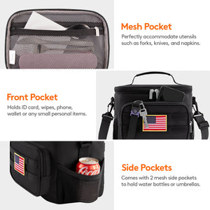 Lifewit Tactical Insulated Lunch Cooler Bag for Men, Large Lunch Bag for Picnic, Camping, Adults