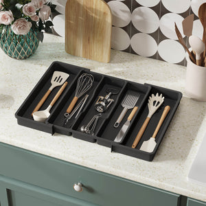 Lifewit best utensil drawer organizer, plastic storage dividers