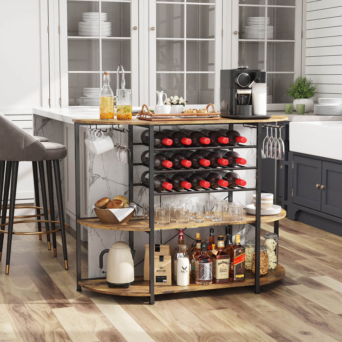Wide Rack Table Floor Wine Rack Table - Lifewit – Lifewitstore