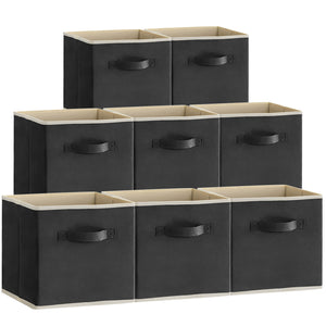 Lifewit Collapsable Fabric Cube Storage Bins, 13/11 Inches, 8 Packs