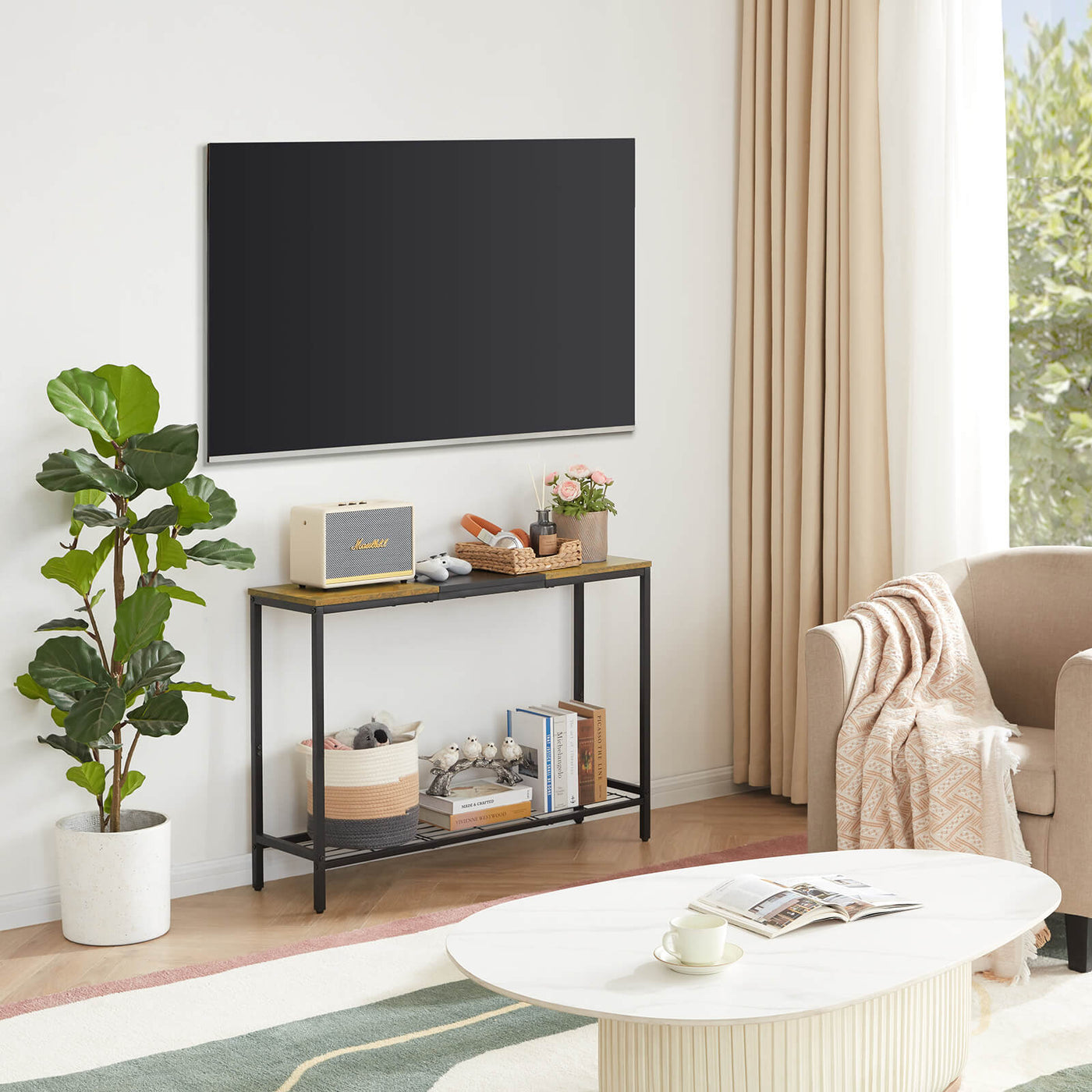 Narrow Industrial Table - Lifewit – Lifewitstore