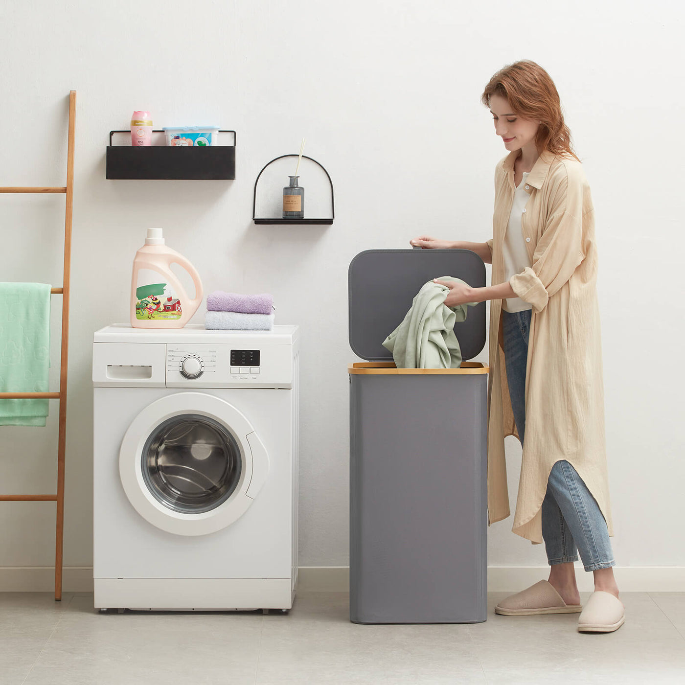 Lifewit Collapsible Laundry Basket with Lid - Lifewit – Lifewitstore