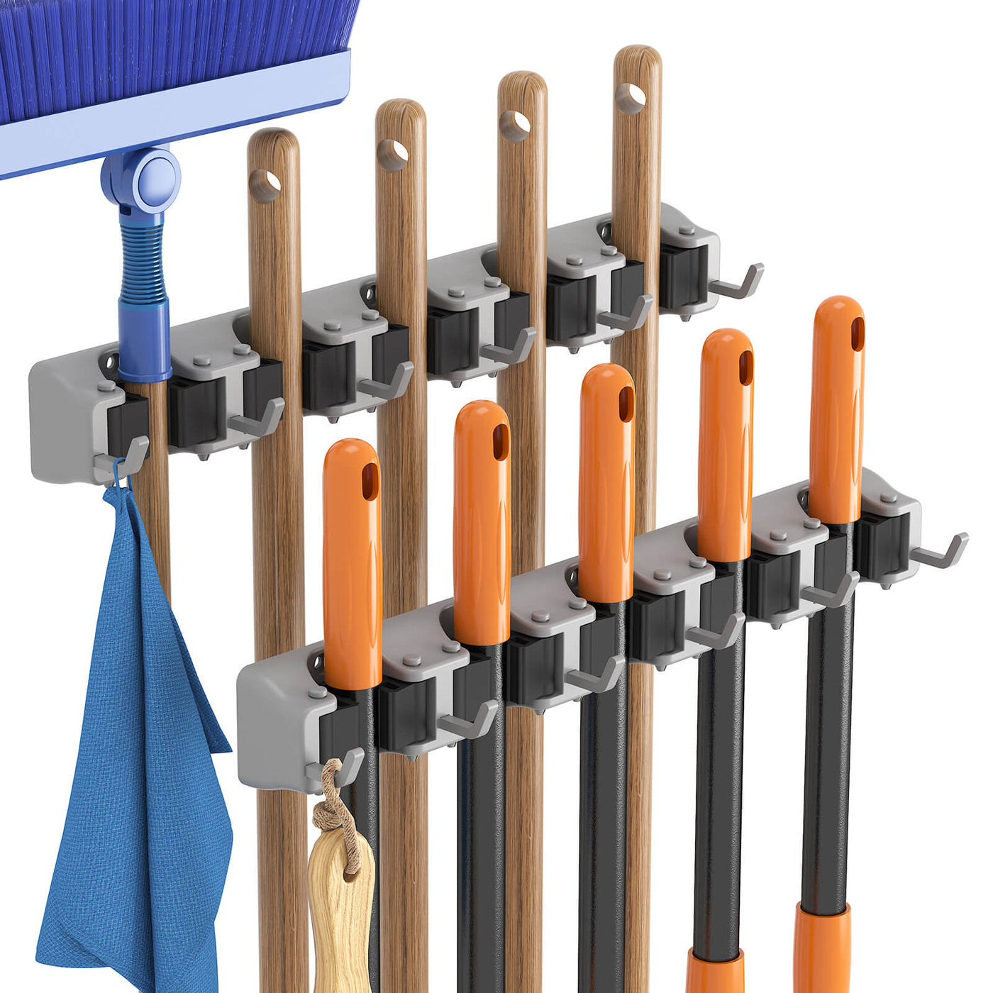 Mop and Broom Holder Wall Mount - Lifewit – Lifewitstore