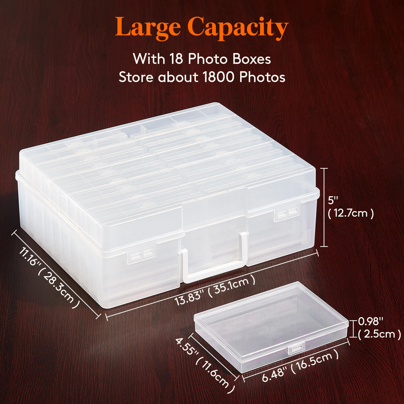 Clear Craft and Photo Storage - 4x6 Case