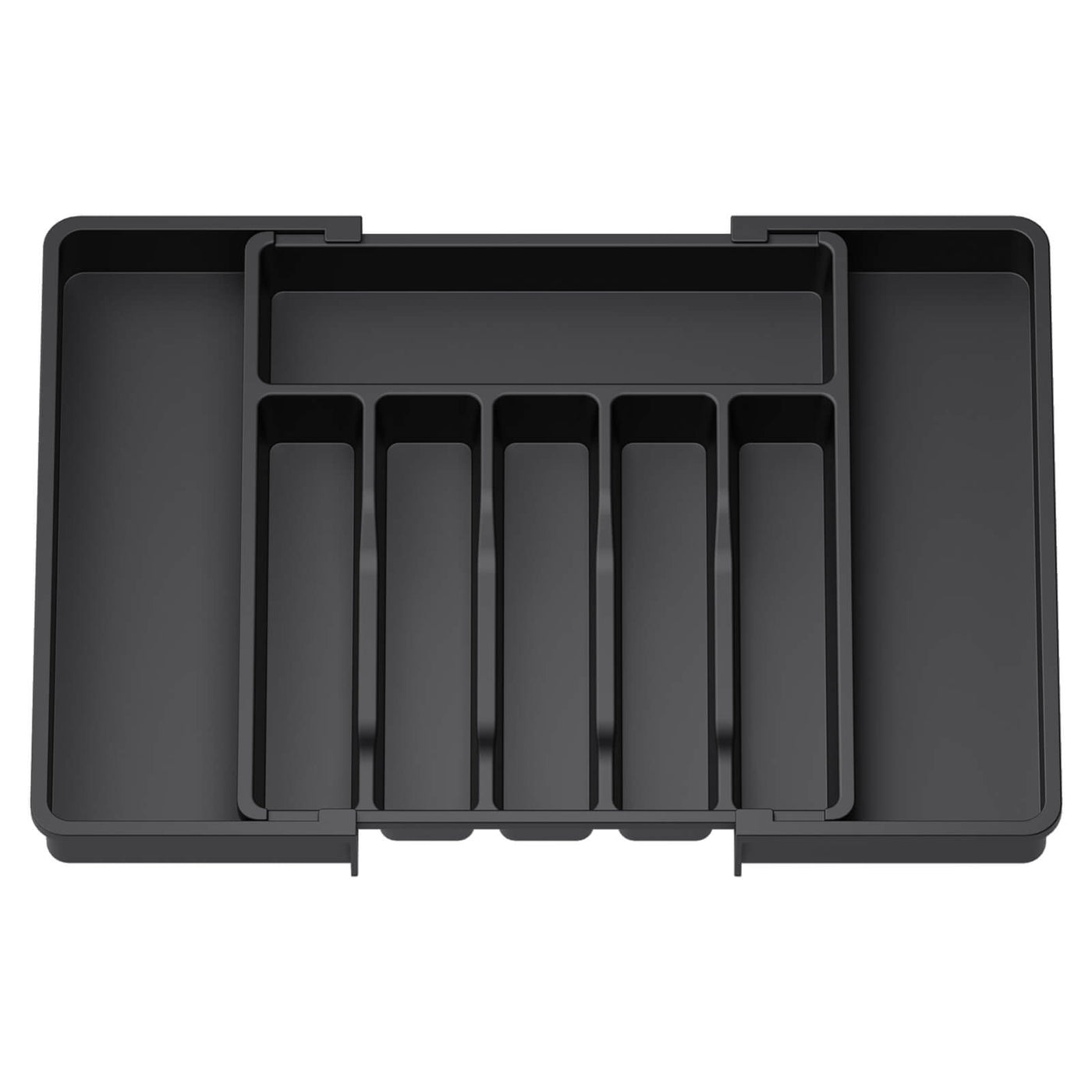 thumbnail image 2 of Lifewit Silverware Drawer Organizer Tray – 5 Compartments, Expandable, BPA-Free Polypropylene 2 of 6