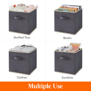 Lifewit Collapsable Fabric Cube Storage Bins, 13/11 Inches, 8 Packs