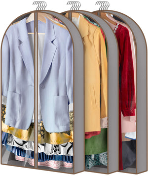 Lifewit Hanging Garment Bag, Clear Suit Cover Bag, Dress Bag for Travel
