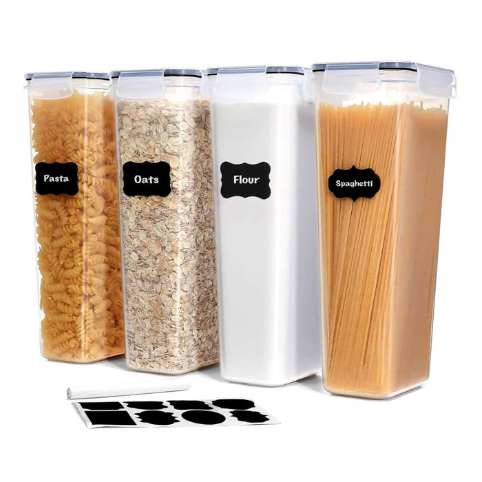 Clear Airtight Food Storage Container with Lids,Cereal Containers