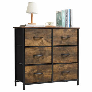 Lifewit 6 Drawer Double Dresser Chest of Drawers