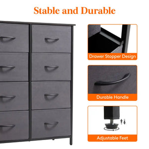 Lifewit 8 Drawer Double Dresser Chest of Drawers