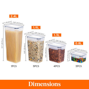 Lifewit Airtight Food Storage Containers with Lids