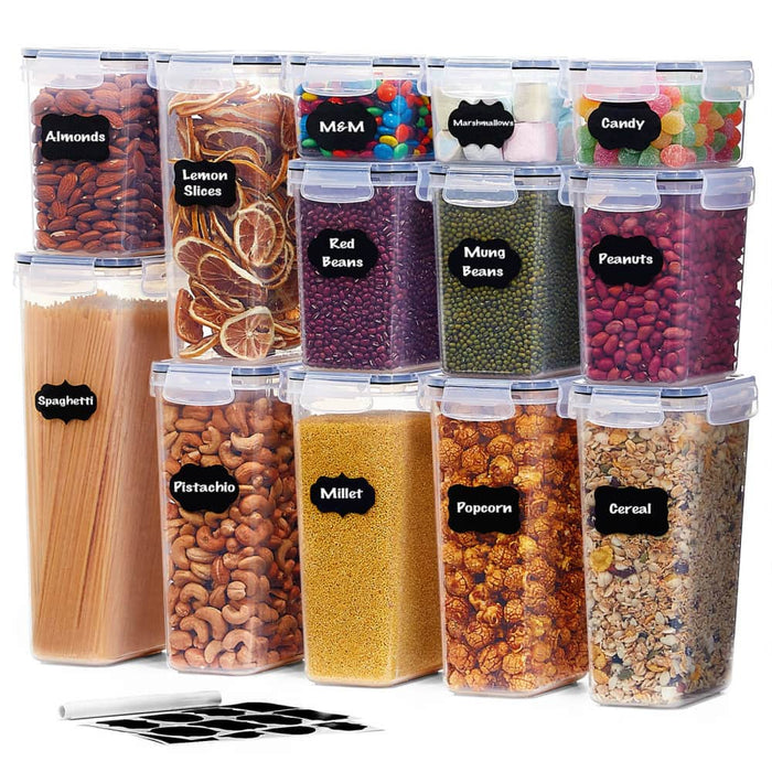 Lifewit Airtight Food Storage Containers with Lids for Cereal, Spaghetti, Flour, Sugar, Dry Food