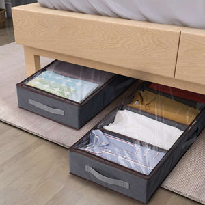 Lifewit Under Bed Storage Bags with Dividers for 
