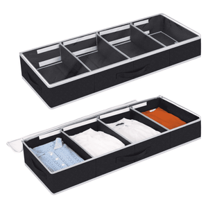 Lifewit Under Bed Storage Bags with Dividers for 