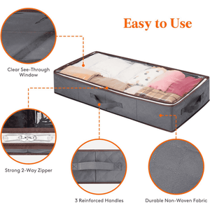 Lifewit Under Bed Storage Bags Organizer for Shoes