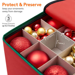 Lifewit Christmas Ornament Storage Box Organizer 