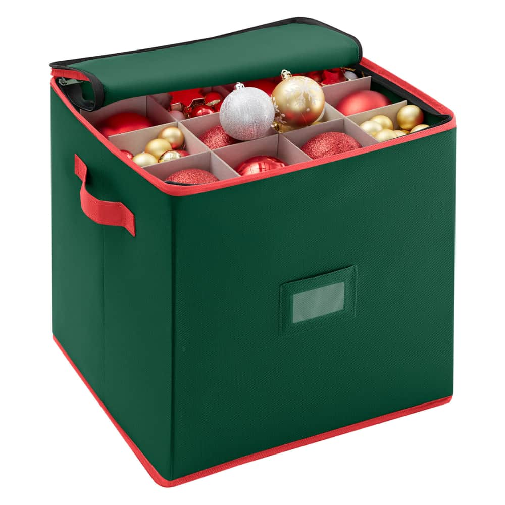 Christmas Ornament Storage Box Organizer, Xmas Decoration Storage