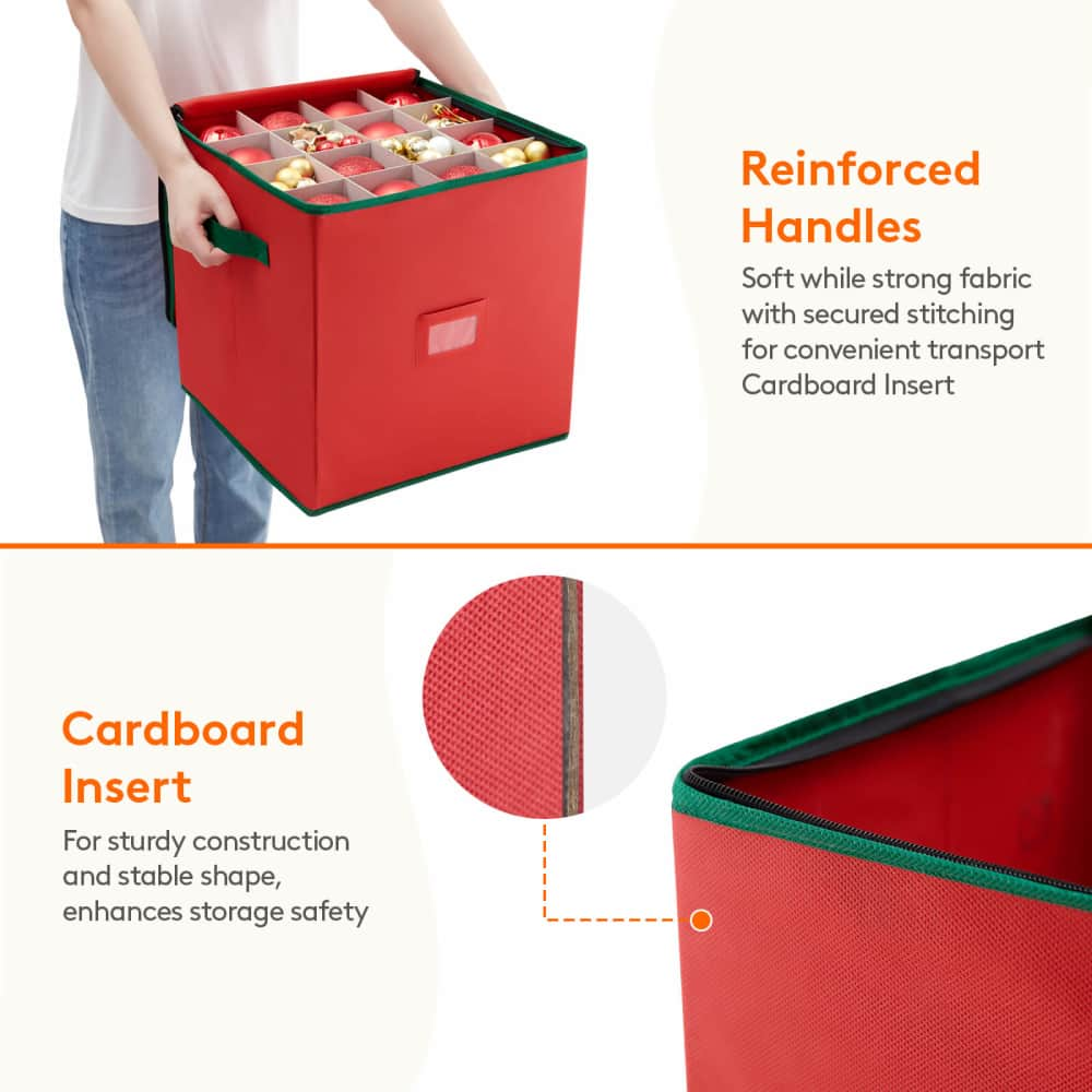  Christmas Ornament Storage Box Organizer Containers