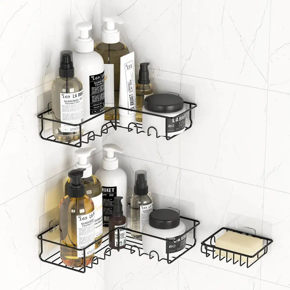 Beautiful Corner Shelf Shower Caddy: The GoShelf System