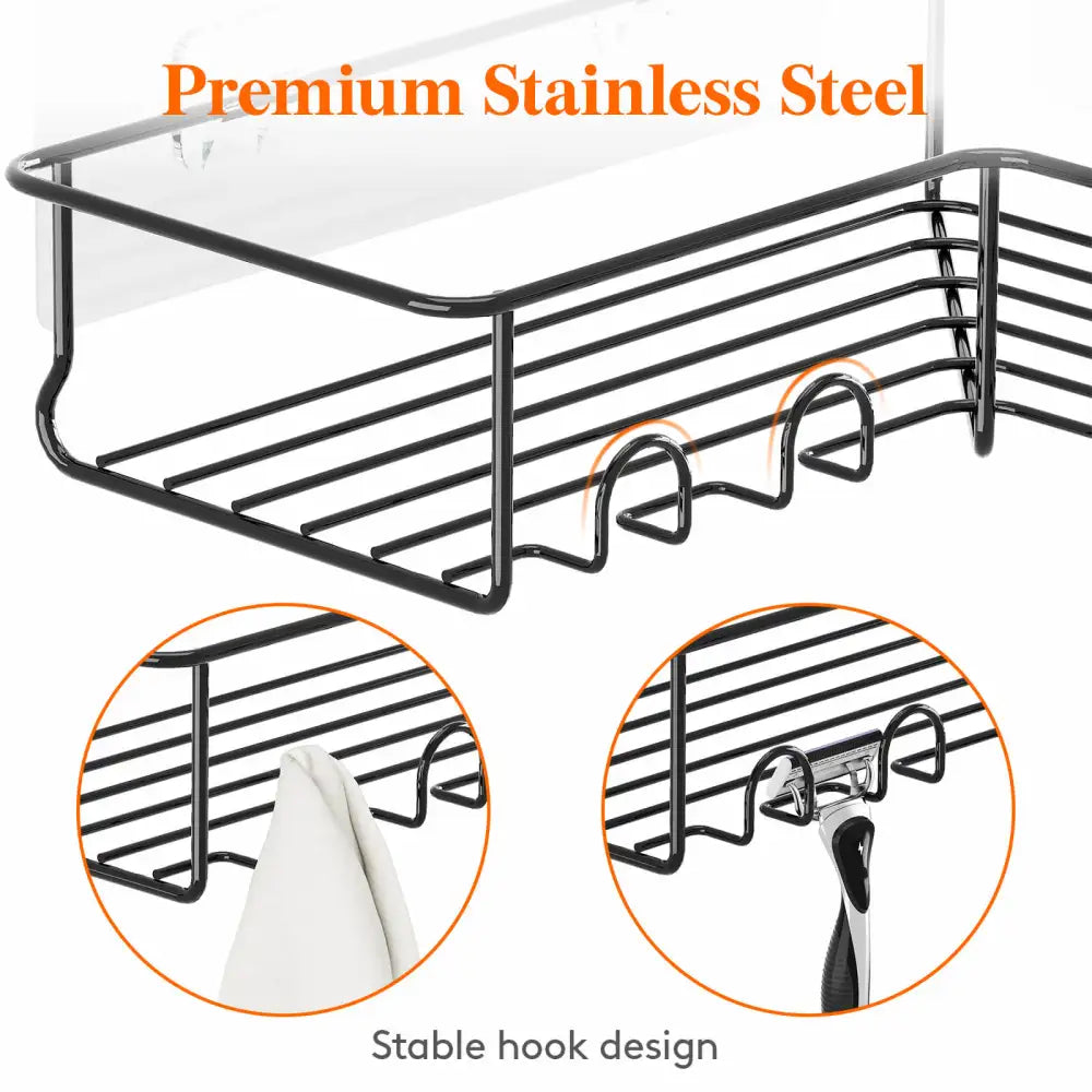 Shower Caddy Shelves, Tile Shower Shelf Organizer for Dorm, Bathroom -  Lifewit – Lifewitstore