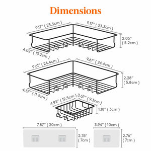 Lifewit Corner Shower Caddy Shelf Tile Shower