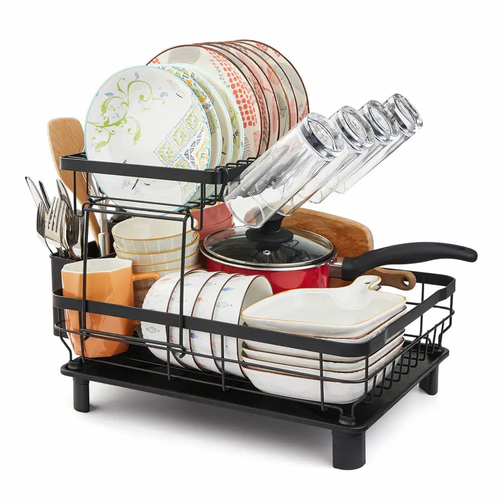 2-Level Dish Drainer Rack