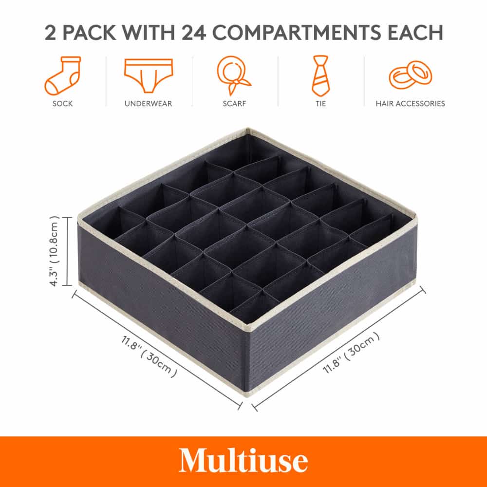 Fabric Drawer Organizer for Dresser, Closet, Bedroom - Lifewit Lifewitstore Fabric Drawer Organizer for Dresser, Closet, Bedroom - Lifewit Lifewitstore