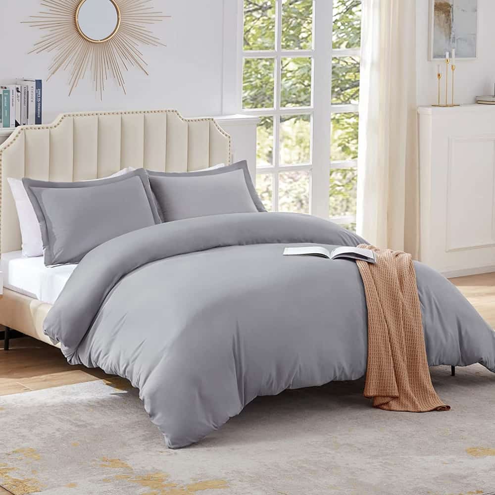 Soft Microfiber Duvet Cover Set with Zipper- Lifewit – Lifewitstore