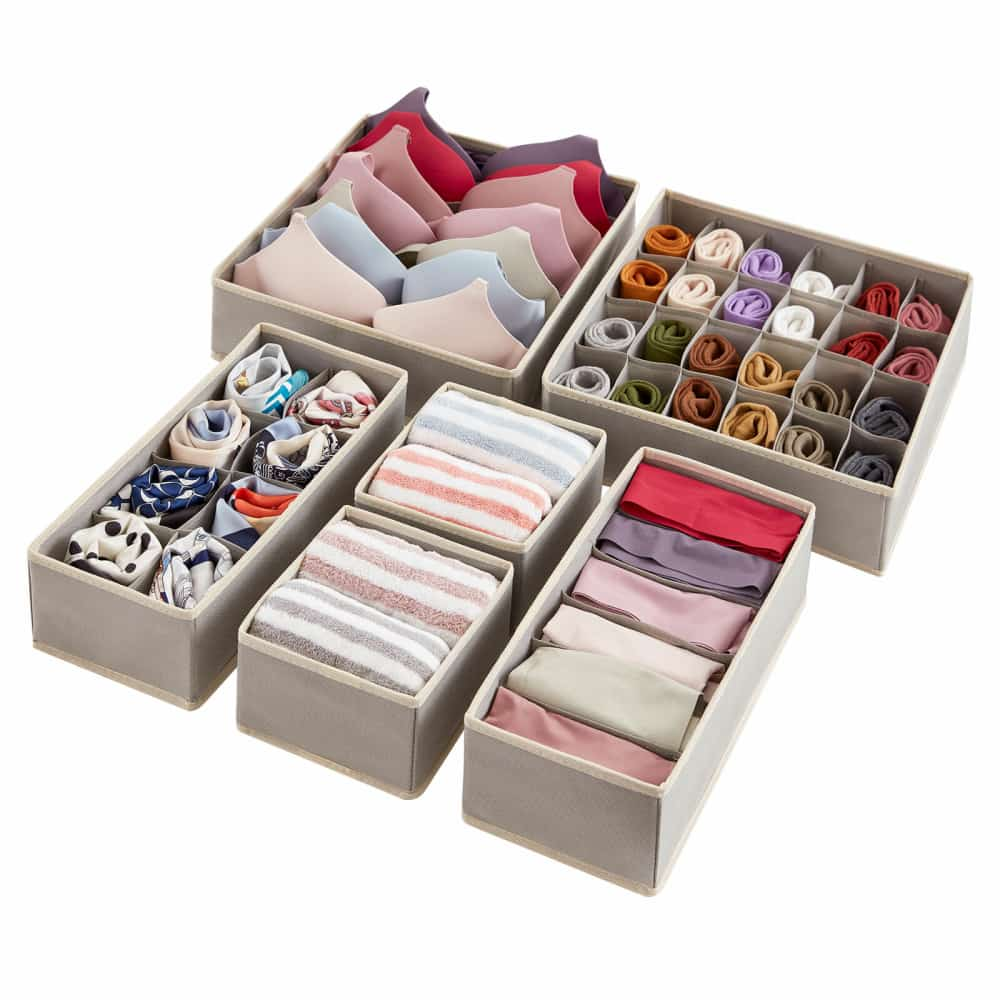 Dresser Drawer Underwear Organizer, 4/6PCS - Lifewit – Lifewitstore