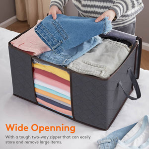 Lifewit Foldable Storage Bags with Clear Window 