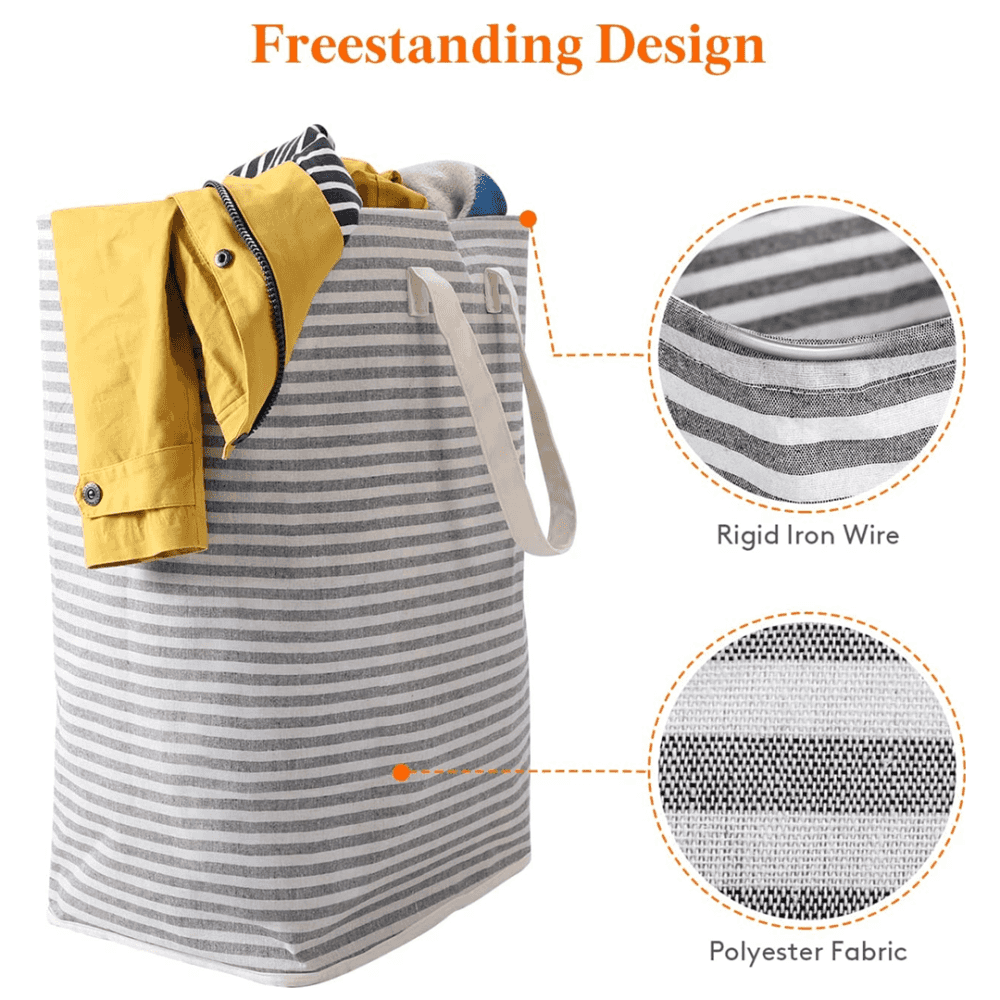Standing sales laundry bag