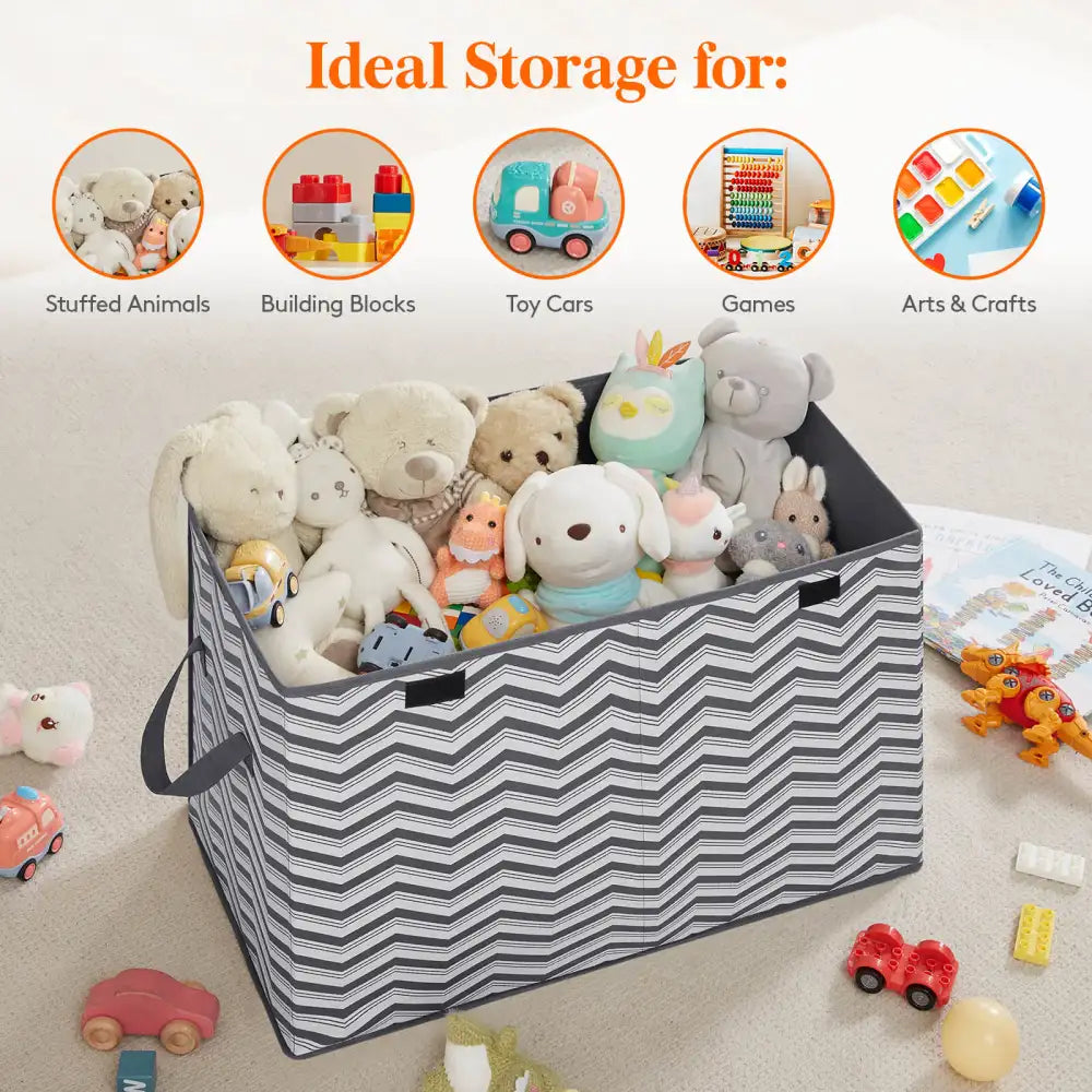 Large Toy Box Chest for Kids Toy Storage Organizer Bins Lifewit