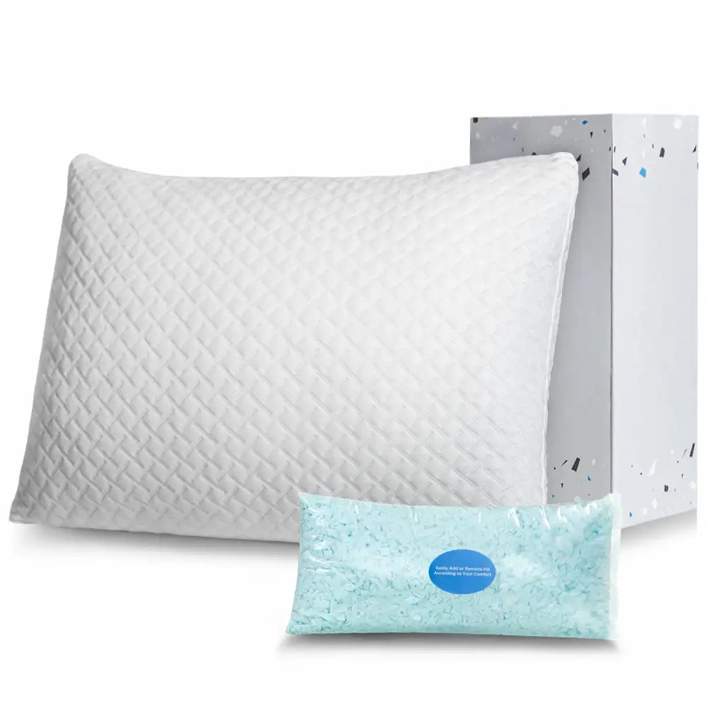 Shredded memory foam pillow vs memory foam pillow deals