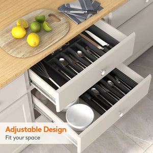 Lifewit Silverware Drawer Organizer Utensil