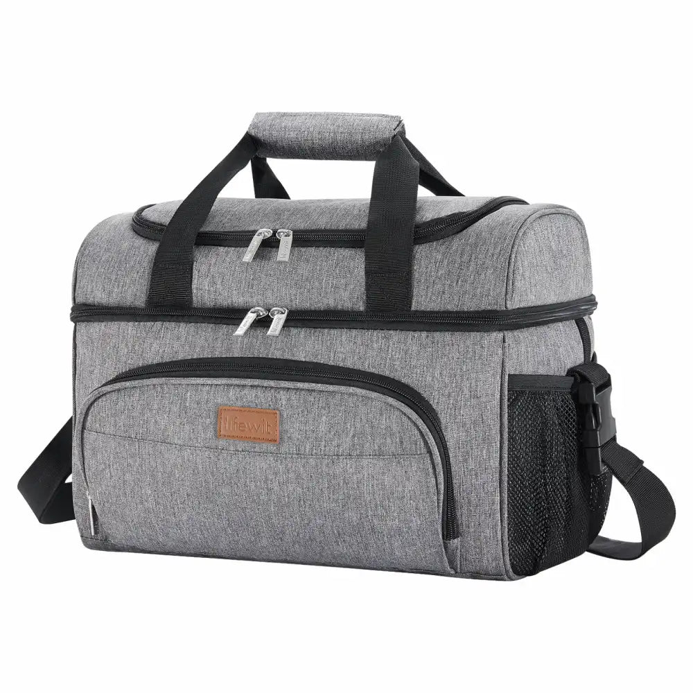 Soft insulated lunch top bag