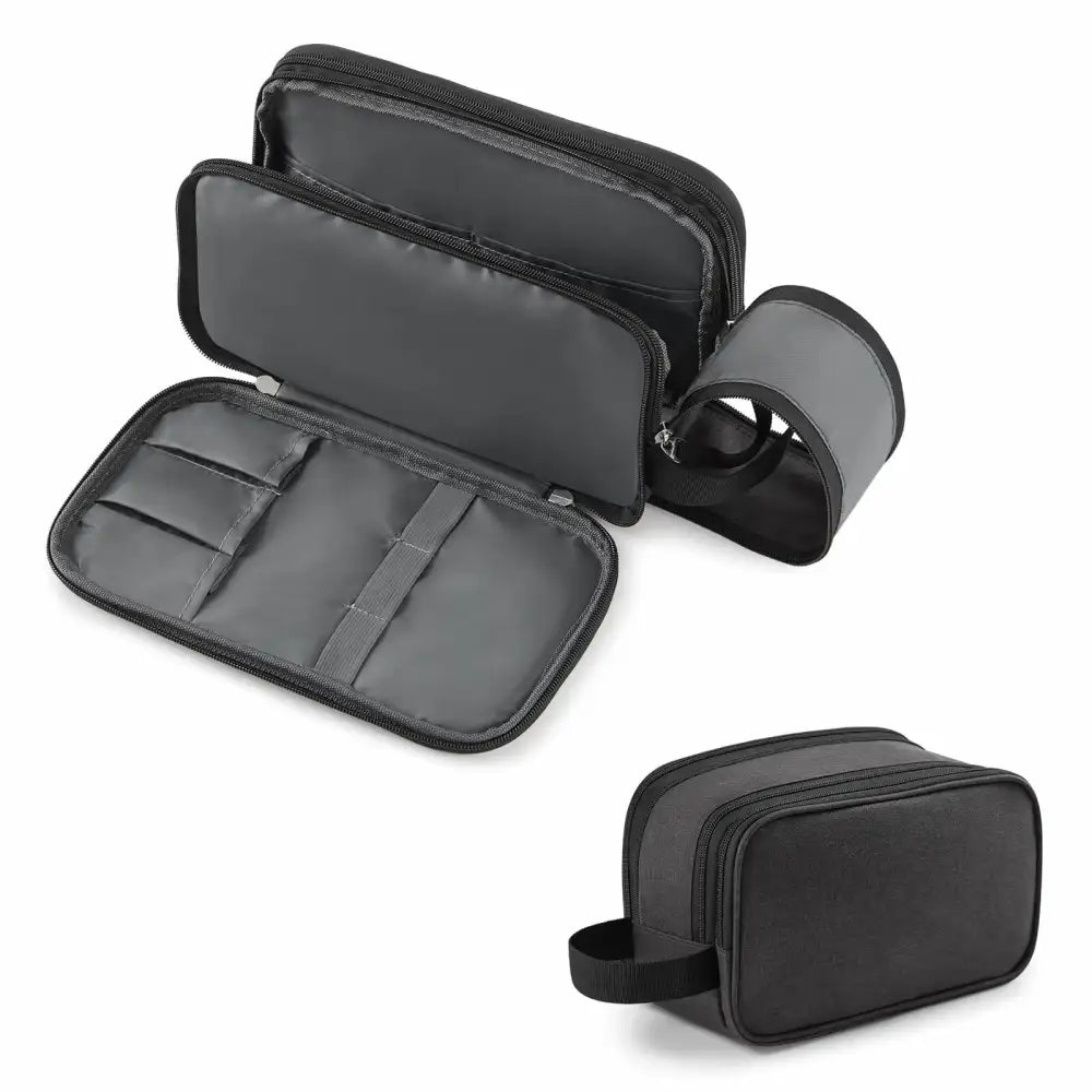 best men's travel bag for toiletries Santa Fe Leather Dopp Kit resistant. Travel Toiletry Bag